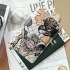Lumbor37 Porta Pasaporte Cartera para Pasaporte RFID, Titular de Pasaporte