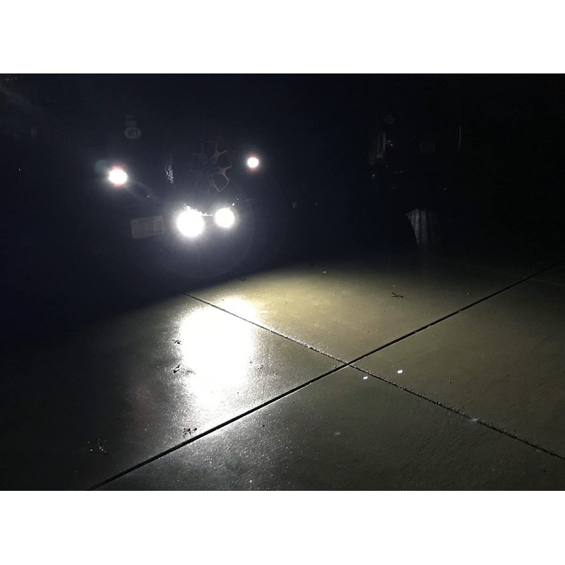 iJDMTOY Xenon White 12-LED Surface Flush Mount LED Lighting Kit