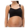 RelaxMaternity 5702 (Black, S) Nursing Bra with Drop-Down Cups with