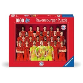 Ravensburger Puzzle 12001221 - FC Bayern Munich Season 2024/25 - 1000 Pieces Puzzle for Adults and Children from 14 Years, Football Puzzle, Football Gifts