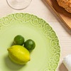 HOMBENE Heartbeat Dinner Plates Set of 6, 10.5", Porcelain Plate,
