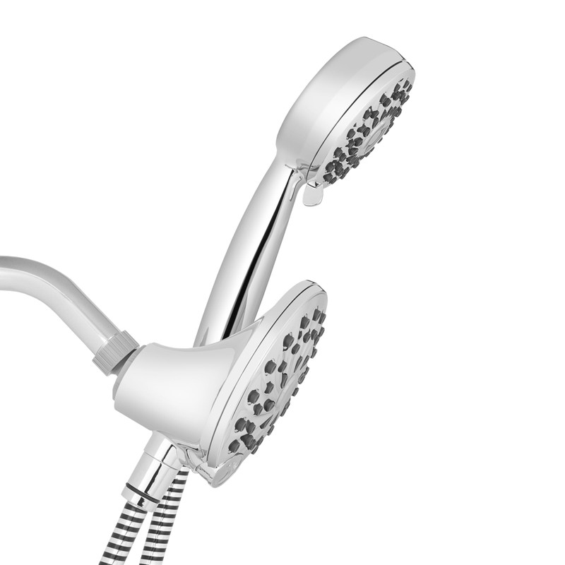 Waterpik One-Touch Dual 2-in-1 Shower System With Rain Shower Head