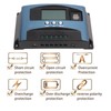 LCD Solar Charge Controller Solar Panel Controller Mobile Phone APP