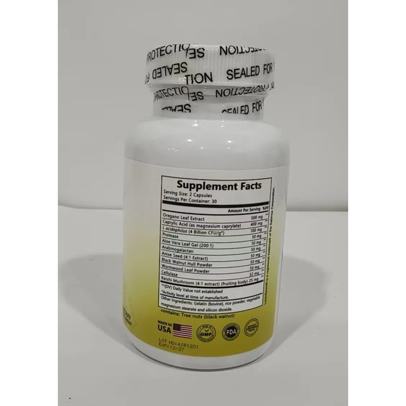 Pure Peak Candida Cleanse - Gut And Colon Support Sin