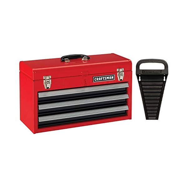 CRAFTSMAN CMST53005RB 3-DWR PORTABLE CHEST W/WRENCH ORG