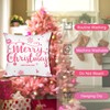 Artmag Pink Christmas Throw Pillow Covers 20x20 Set of 4