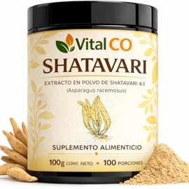 Hongo Shatavari - Extracto Puro en Polvo 100 gr - Suplemento Natural - Cuerpo 100 Fructfero - Apoya el Equilibrio Hormonal Natural y la Vitalidad...  