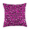 Animal Printzz Pink Leopard Animal Print Pattern Cute Cheetah Throw