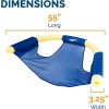 Swimways Noodle Sling Floating Pool Chair Mesh Seat Green Blue