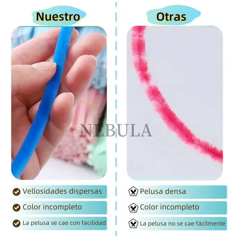 .nn Limpiapipas Limpia Pipas Chenille Surtidos Mate 1007 /