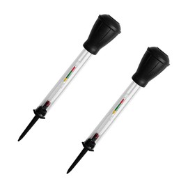 GAOLAOSY Car Battery Hydrometer Tester, Fast Detection Automotive Electrolyte Hydraulic Density Meter, Deep Cycle Battery Repairing Tool, Vehicle Batteries Acid Tester for Golf Cart (2PCS)