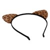 Moikolok Cheetah Leopard Ears Headband Cat Ears Hairband