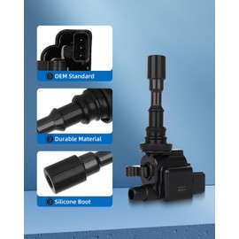 ECCPP 3 ignition coils with 6 iridium Spark Plugs,UF439,coils packs,for Hyundai Santa Fe 2003-2006,XG350 2003-2005 &,for kia Amanti 2004-2006,V6 3.5L‎C1435,UF-439,5C1428