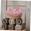 LALAFINA 1 Roll Portable Knitting Yarns Knitting Beginners Hand Brown