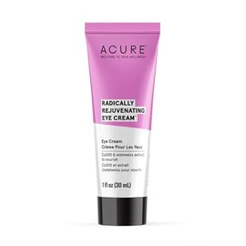 Acure Radically Rejuvenating Eye Cream - Under Eye Cream for Dark Circles & Wrinkles, Firming & Hydrating Treatment to Brighten, Anti Aging Moisturizer for Hydration with CoQ10-1 fl oz