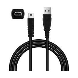 Olympus - Cable de carga y transferencia de datos USB - Compatible con cámaras Stylus, SP, FE, serie E, serie C, mini USB de 8 pines para E-510, SP-800UZ, FE-310, Stylus 1030SW y más
