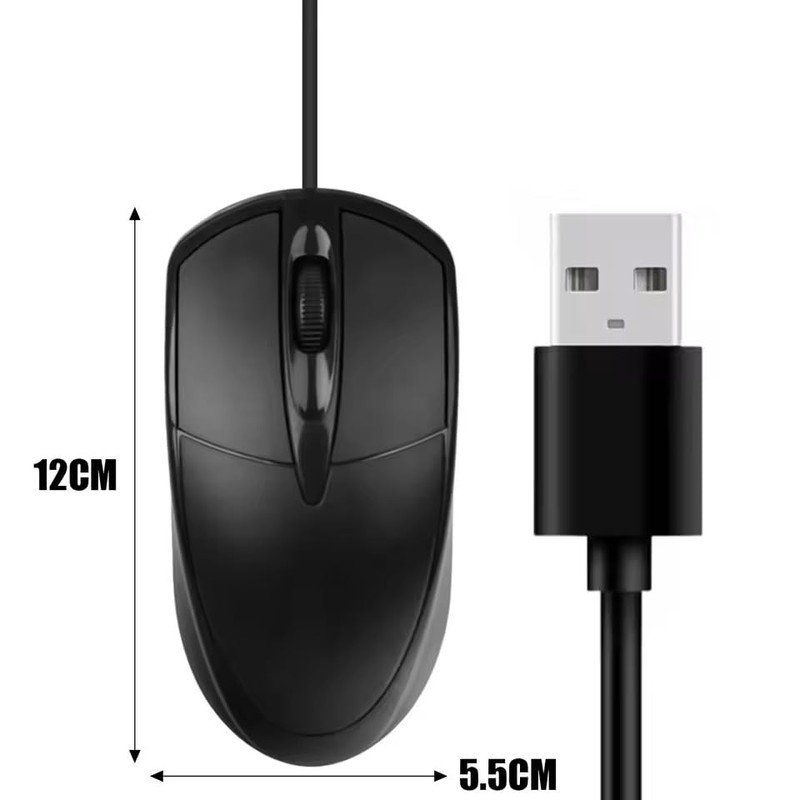 Wired Computer Mouse, USB Optical Mouse for Gaming,Home,Business and Office