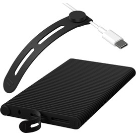 40 bridas reutilizables Nearockle, organizador de cables de silicona ajustable, pequeñas bridas para cables de carga, auriculares, cable de computadora, gestión de cables de escritorio de oficina