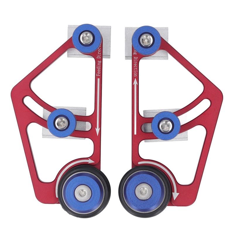 Woodworking Bearing Stock Feeder with Sliding Blocks Table Saw Feed