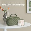 honitty Makeup Bag, Quilted Makeup Bag, Puffy Travel Make up
