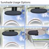 WANPOOL Anti-Glare Anti-Dazzle Vehicle Visor Sunshade Extender Sun Blocker for