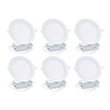EOSMILE 4 inch 6 Pack Recessed Lighting, 5CCT LED Recessed