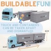 Toyland® 34cm (13") Friction Powered Container Transport Truck With 2