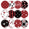Hedeey Valentines Pattern Paper Double Sided Valentine Decorative Scrapbook Craft