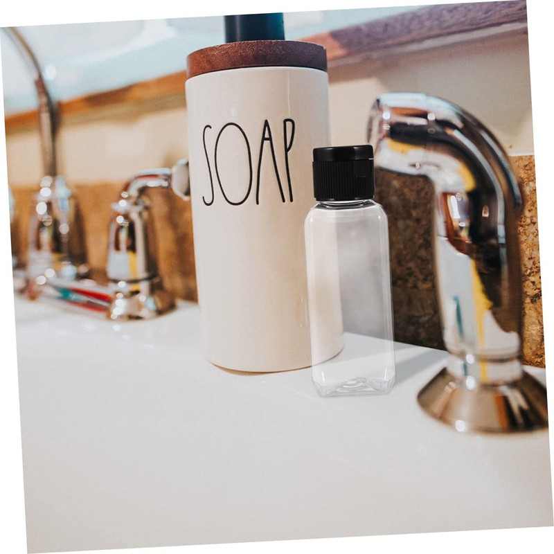 OHPHCALL 30pcs Clear Travel Bottles Refillable Lightweight Leak Containers for