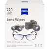 Zeiss Lens Wipes, White, 220 Count