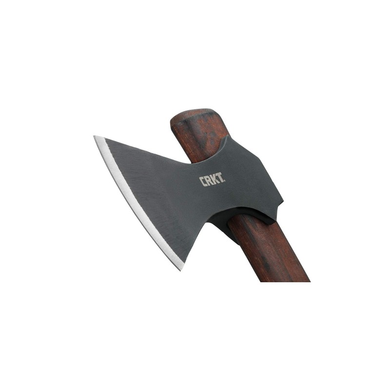 CRKT Freya Axe: Two Handed Outdoor Axe, Forged 1055 Carbon