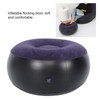 Air Chair Inflatable Stool Portable Camping Flocking Ottoman for Home