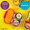 b.box Mini Lunch + Snack Containers (Strawberry Shake): 2-Pack Set