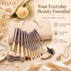 Glamza 12-Piece Champagne Brushes Set In Pouch1 Units