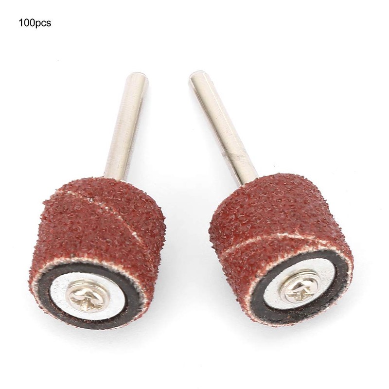 ASHATA 100 Pieces Sanding Drum Set 1/2 inch and 2