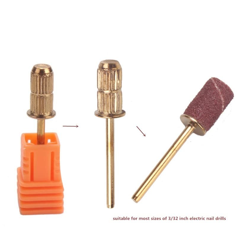 FULINJOY 40 Pcs Sanding Bands Nail Manicure #180 Grit File