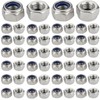 Pack of 100 M5 Nuts, Self-Locking Nuts, M5 Nuts Stainless