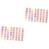 Healeved Nail Art Sequins Fluorescent Glitter Decor for Kawaii Manicure
