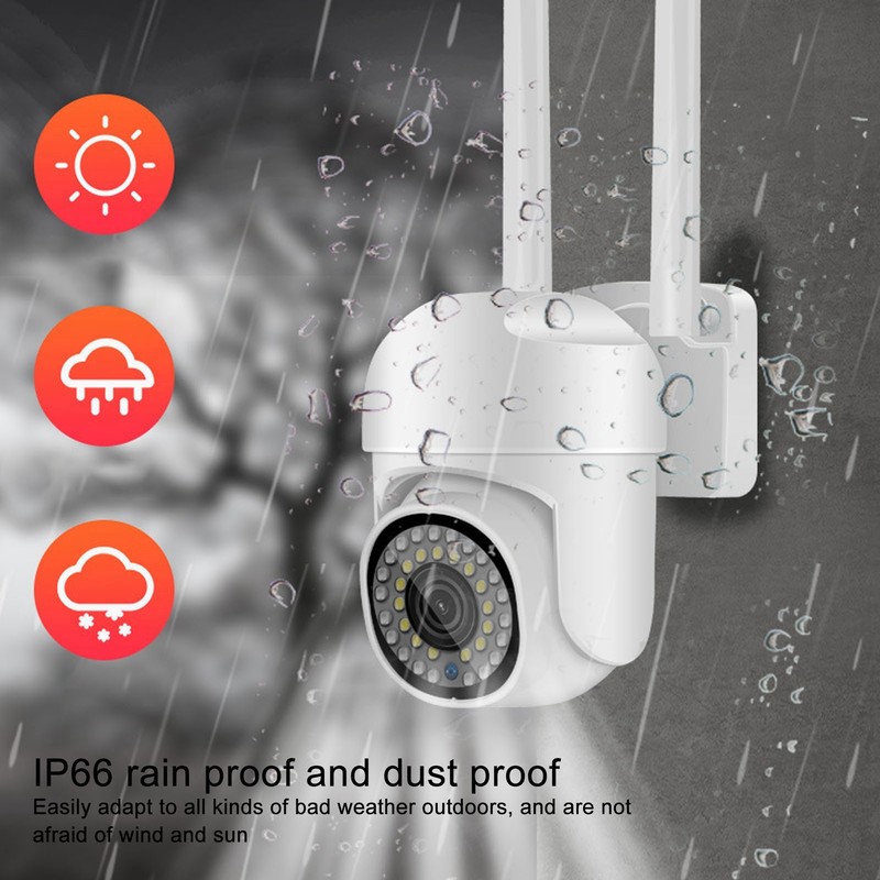 2MP PTZ Smart Camera 1080P IP66 Waterproof 5G 2.4G WiFi