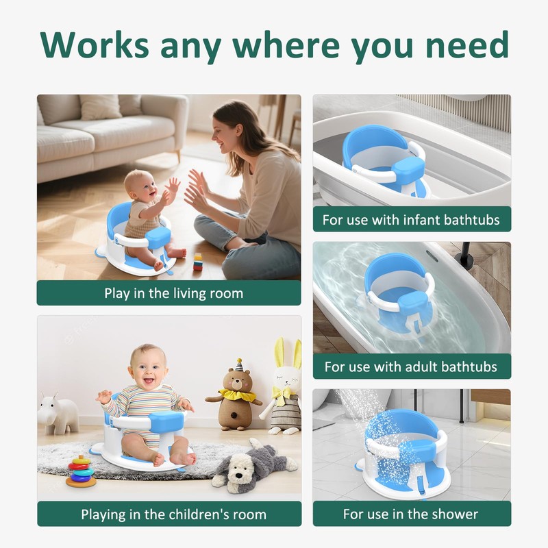 Baby Bath Seat for Babies 6 Months & Up, Bath