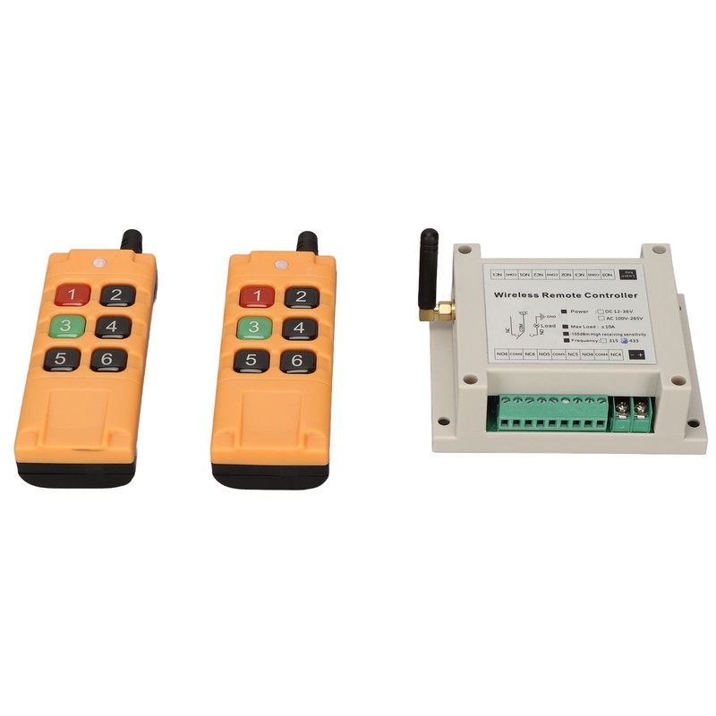 DC12V 6CH Wireless Remote Controller LED Light Switch Relay Radio