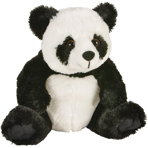 Adventure Planet 8" Panda Plush Stuffed Animal Toy, Black