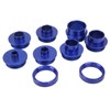 10 Pcs Set Router Template Guides Bushing High Strength Aluminum