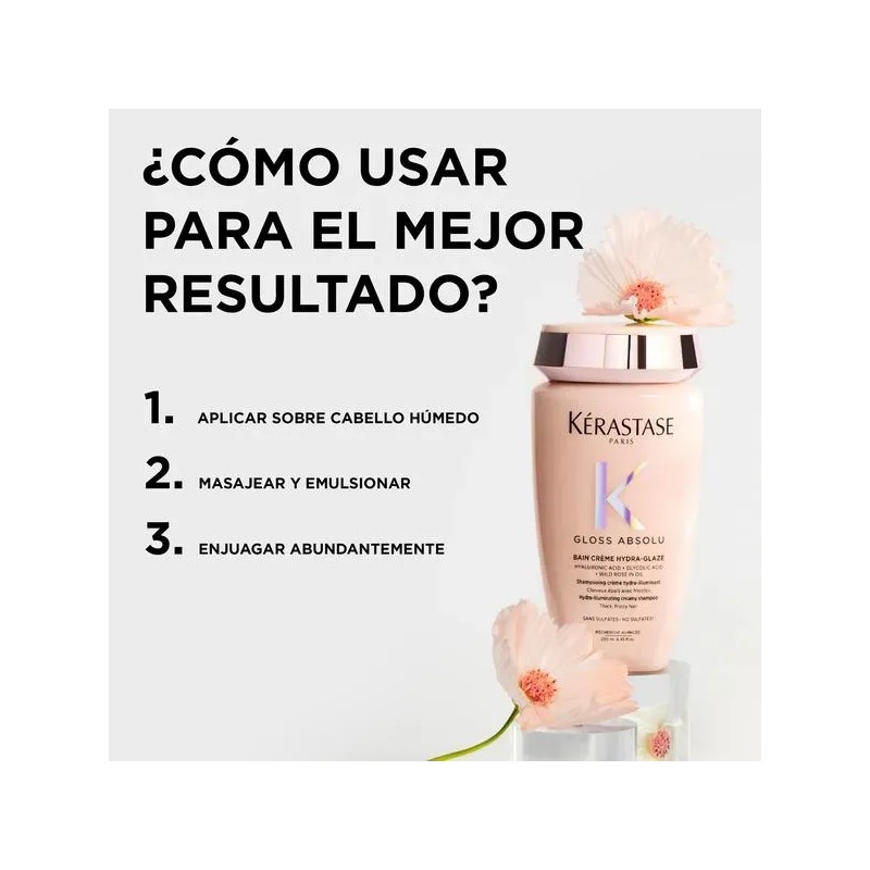 Shampoo Kérastase Gloss Absolu Bain Hydra-glaze 500ml