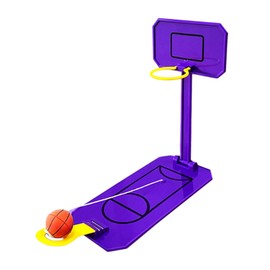 Dickly Compact Basketball Challenge Set for Home And Office, Violet