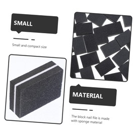 Healeved 250pcs Sponge Nail Buffer Block File Double-sided Nail File for Manicure for Salon and Home Use