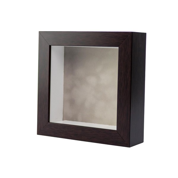 CountryArtHouse 4x4 Brown Shadow Box Frame with A 1 3/4"