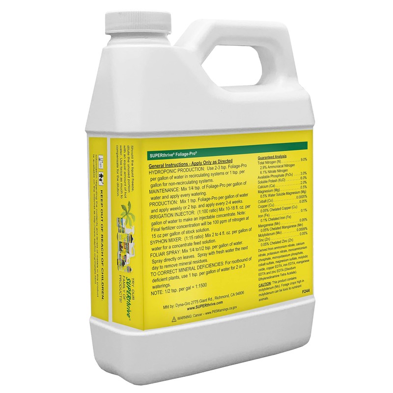 Dyna-Gro Foliage-Pro Nutrient, 1 Qt (DYFOL032)