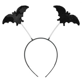 Bristol Novelty BA1601 Bat Boppers Headband | For Women | Black, One Size