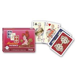 Piatnik Madame Patience (Solitaire) 2 Decks of 55 Non-Standard Cards by